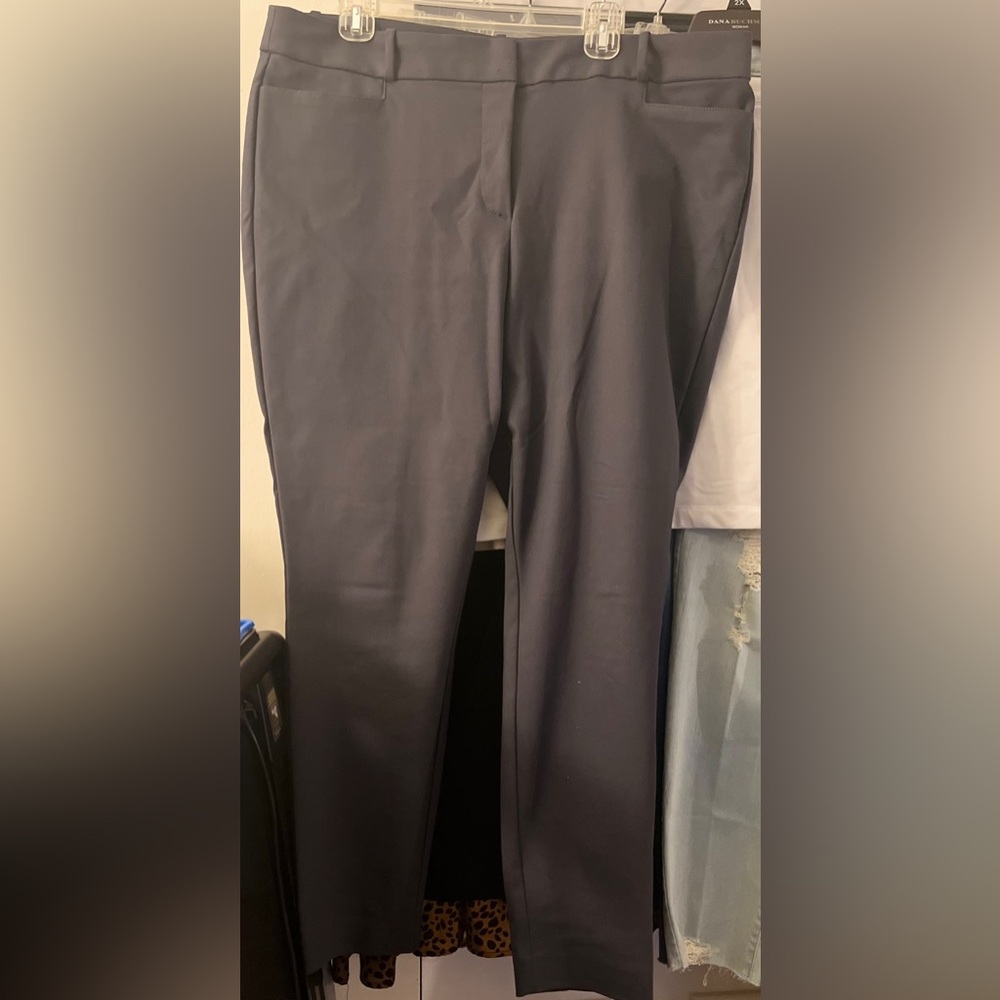 🚨SALE🚨LOFT Plus High Waist Skinny Ankle Pants in Coastal Grey - Size 16